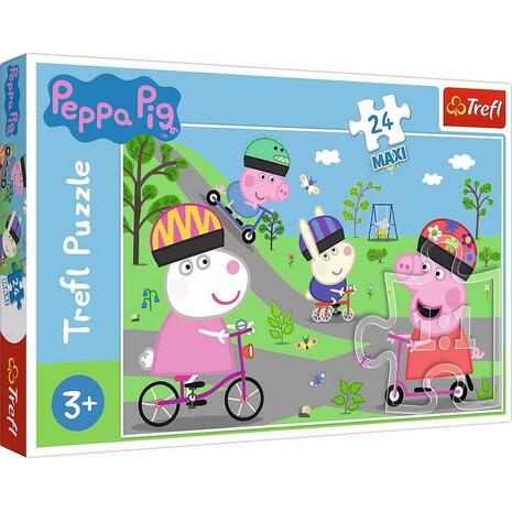 Παζλ TREFL  maxi peppa pig΄s active (24 τεμαχίων) (14330) - Ανακάλυψε Πάζλ με ποικίλα θέματα και εντυπωσιακή τεχνοτροπία για ενήλικες και παιδιά από το Oikonomou-shop.gr.